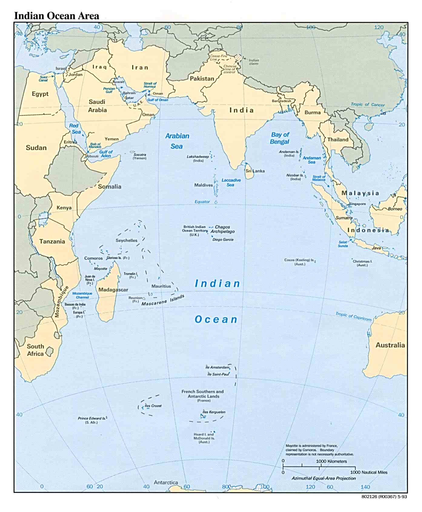 Indian Ocean - Geo-political Setting